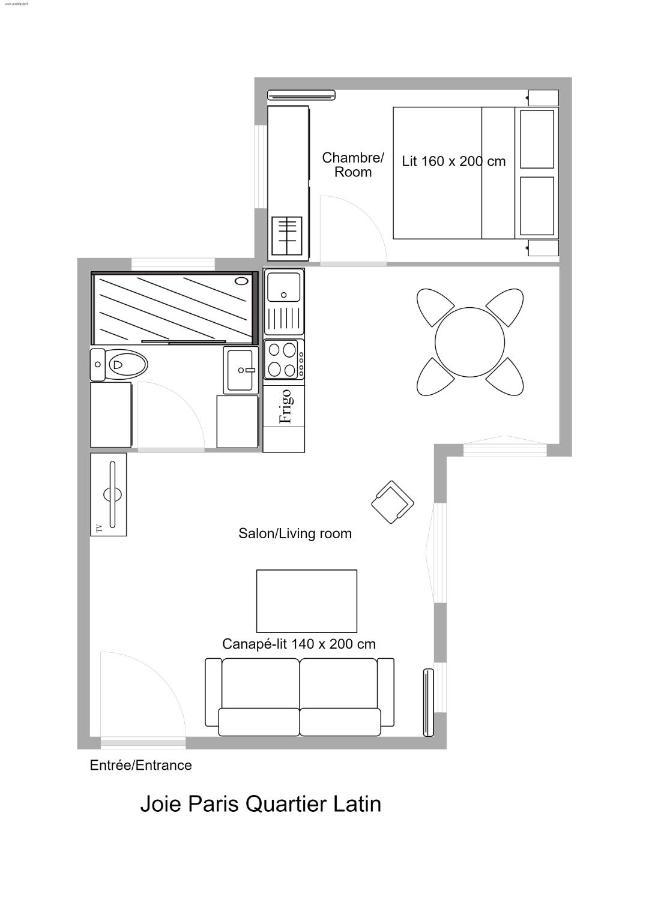Apartmán Joie Paris Quartier Latin Exteriér fotografie
